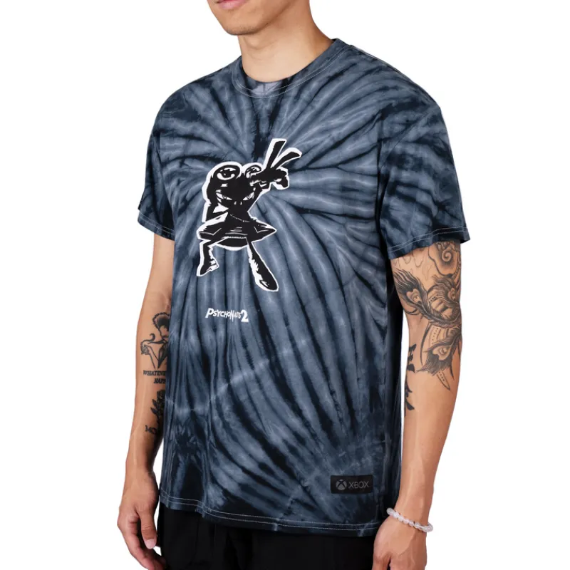 dotexe Psychonauts 2 Black Tie Dye Raz Tee Best Sale