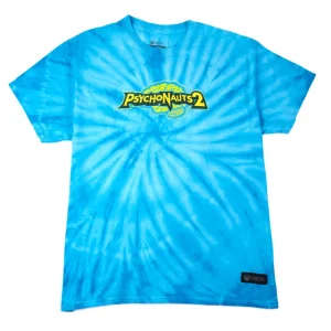 vp-metathreads Psychonauts 2 Teal Tie Dye Tee Cheap
