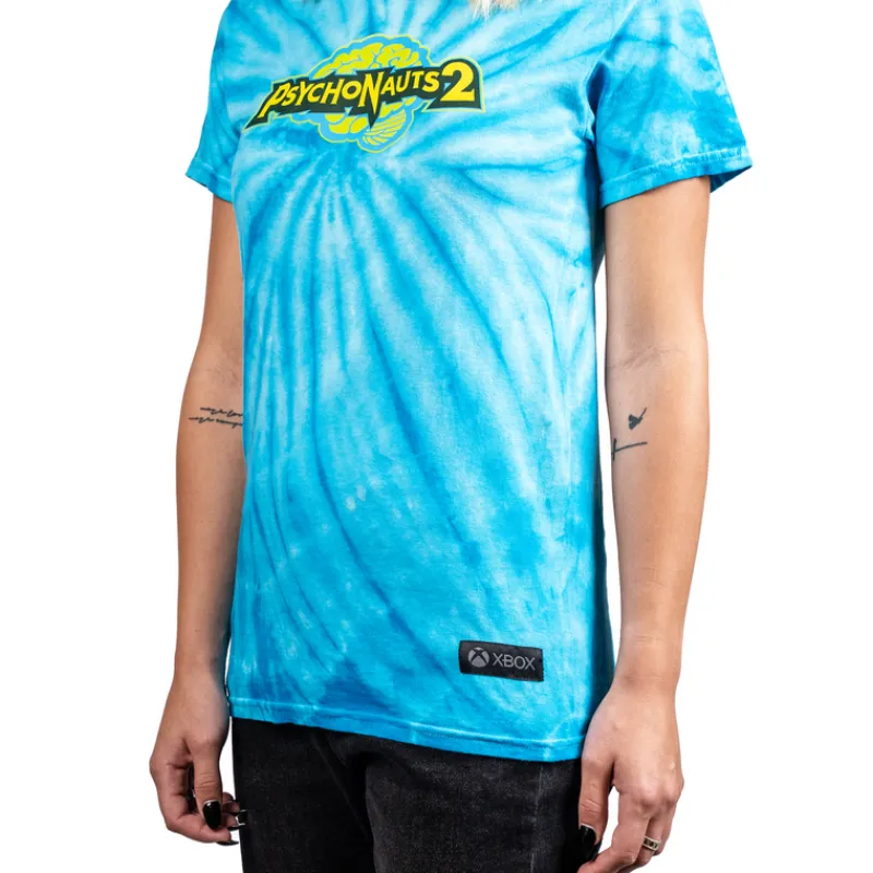 vp-metathreads Psychonauts 2 Teal Tie Dye Tee Cheap
