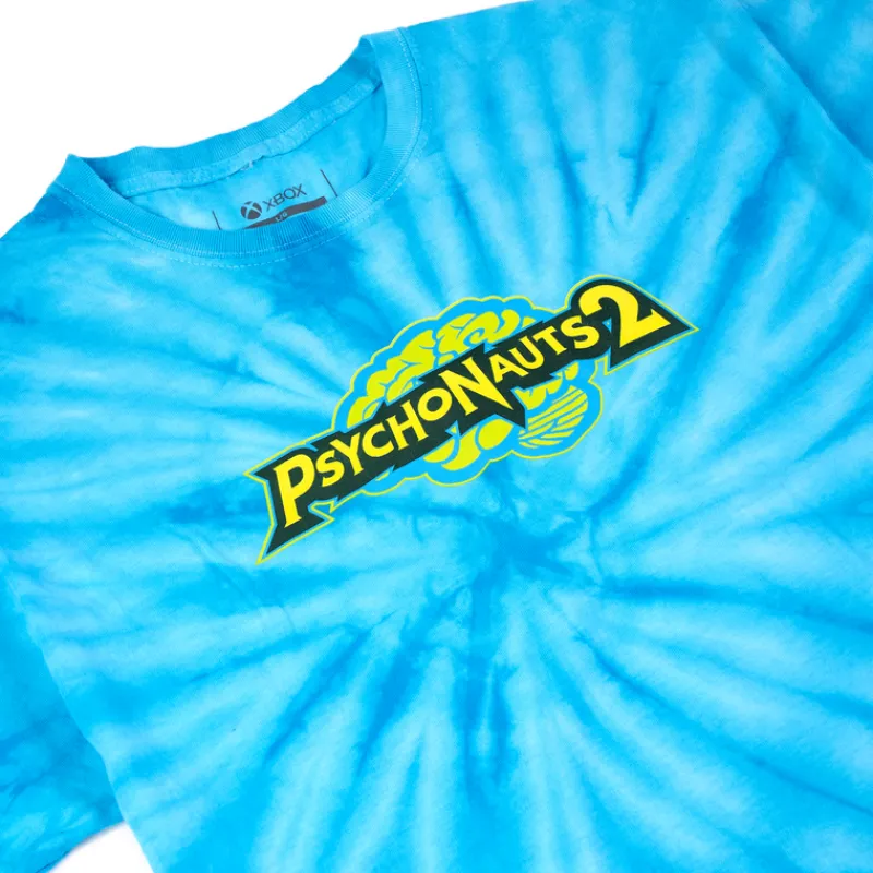 vp-metathreads Psychonauts 2 Teal Tie Dye Tee Cheap