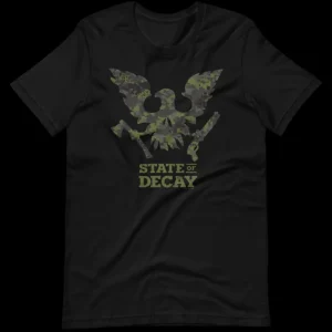 printful2 State of Decay Camo Emblem T-shirt Outlet
