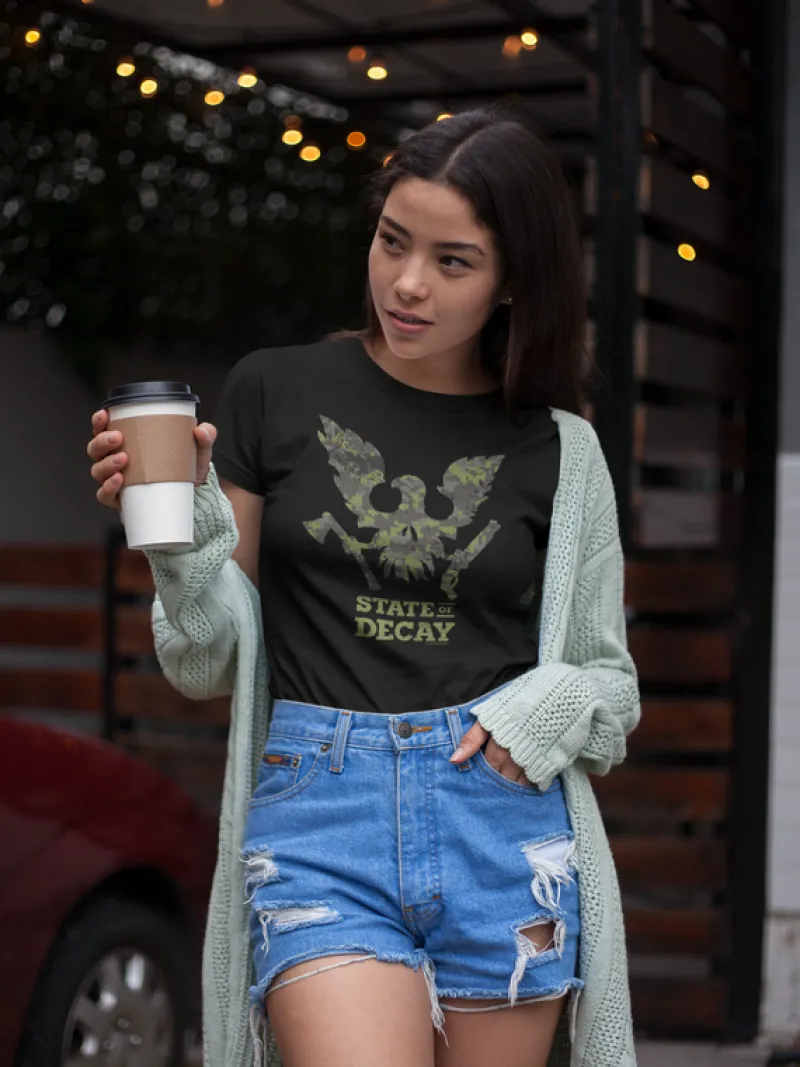 printful2 State of Decay Camo Emblem Relaxed Women's T-shirt Store