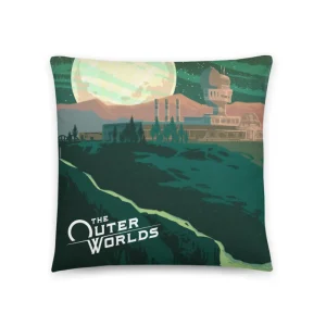 printful2 The Outer Worlds Emerald Vale Pillow Store