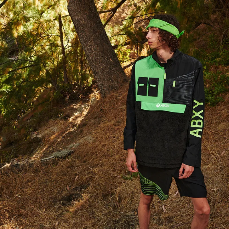 dotexe Xbox Camper Sherpa Anorak Fashion