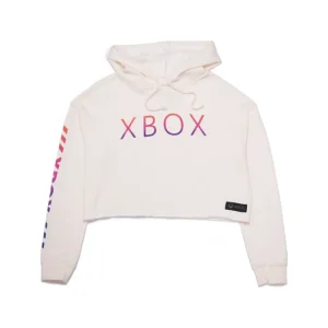 vp-metathreads Xbox Sunset Cream Women's Crop Hoodie Online