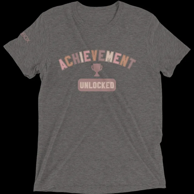 printful2 Xbox Varsity Achievement Unlocked T-shirt Outlet