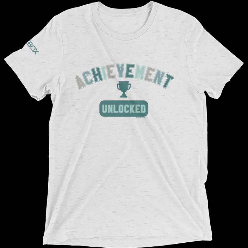 printful2 Xbox Varsity Achievement Unlocked T-shirt Outlet
